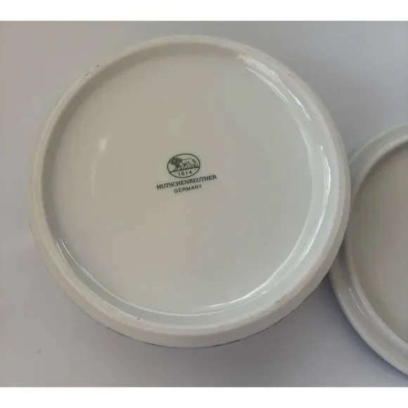 VINTAGE 1960’s NIVEA CREME PORCELAIN TRINKET BOX HUTSCHENREUTHER GERMANY